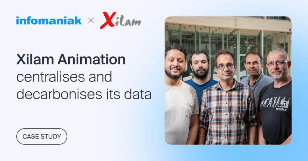Case study: animation studio Xilam stores its data and reduces its digital impact with Infomaniak