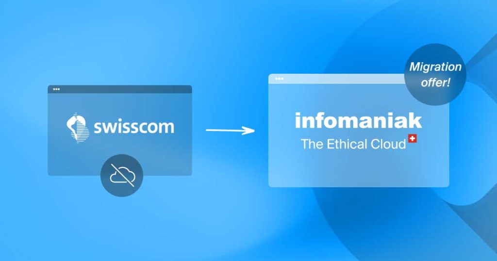 Sospensione degli hosting Swisscom: passate gratuitamente a Infomaniak