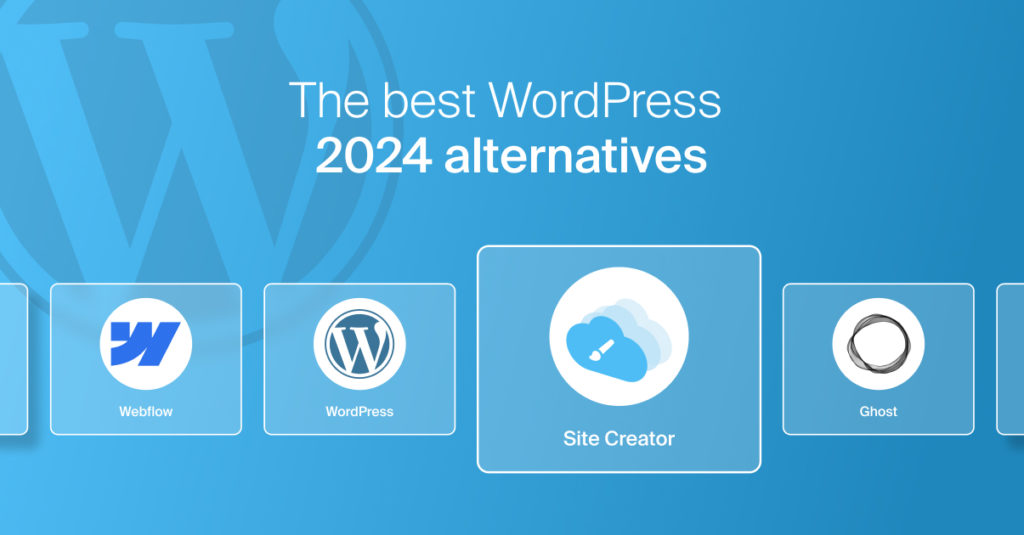 The best alternatives to WordPress for creating a website in 2024