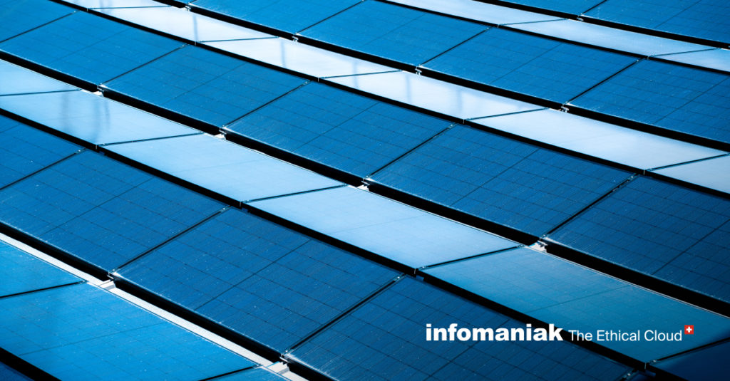 Infomaniak pone en servicio dos plantas solares Meyer Burger fabricadas en Europa