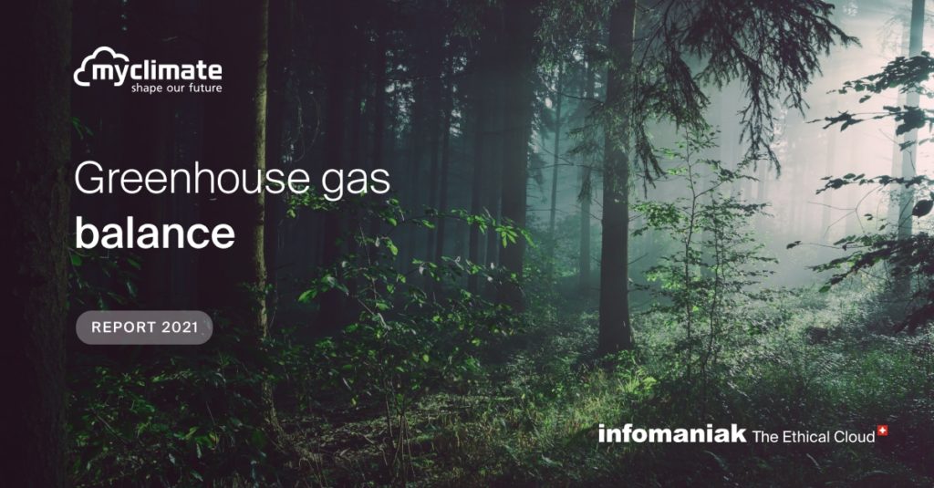 Bilancio dei gas a effetto serra : Infomaniak pubblica il suo rapporto 2021