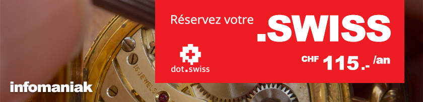 Infomaniak ofrece el .swiss más barato del mercado