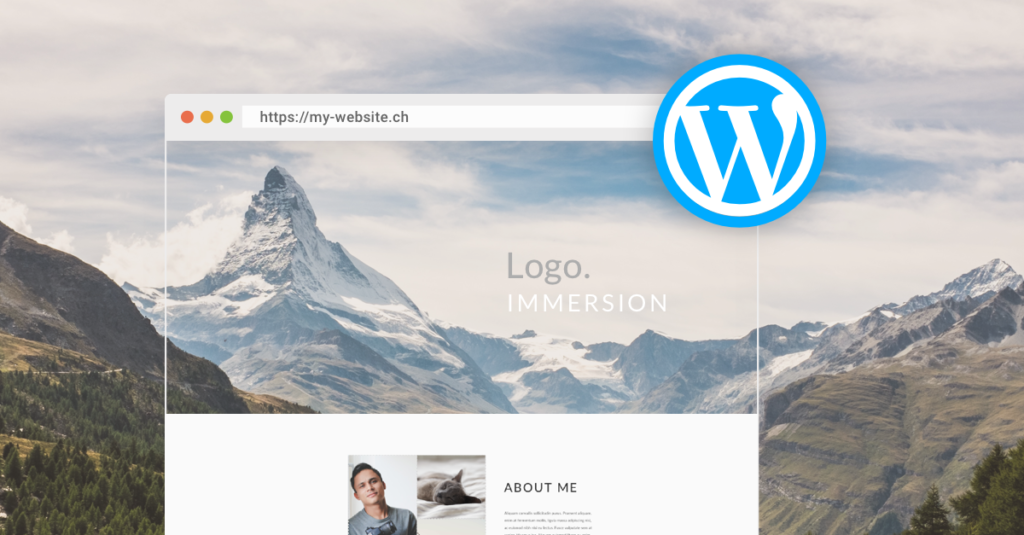 Crear su primer sitio con los temas WordPress de Infomaniak