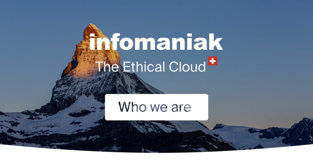 Infomaniak, The Ethical Cloud