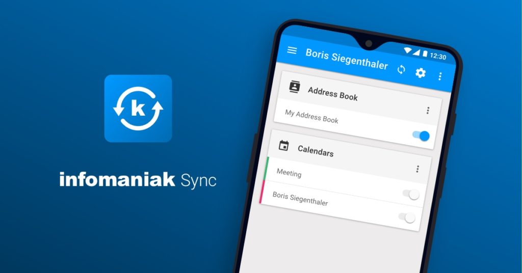 Infomaniak Sync: l’applicazione Android per sincronizzare i contatti e le agende del WorkSpace